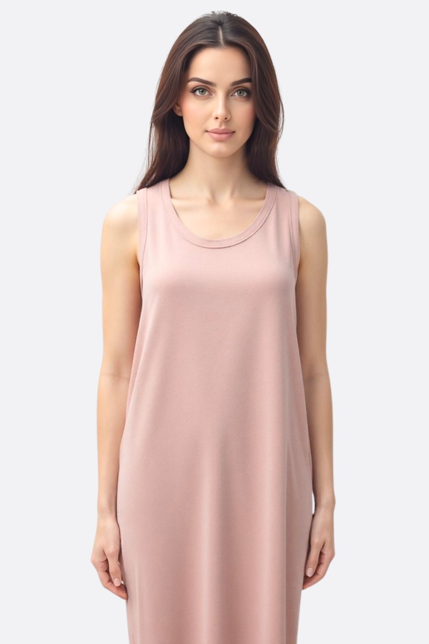 Powder Pink Maxi Dress